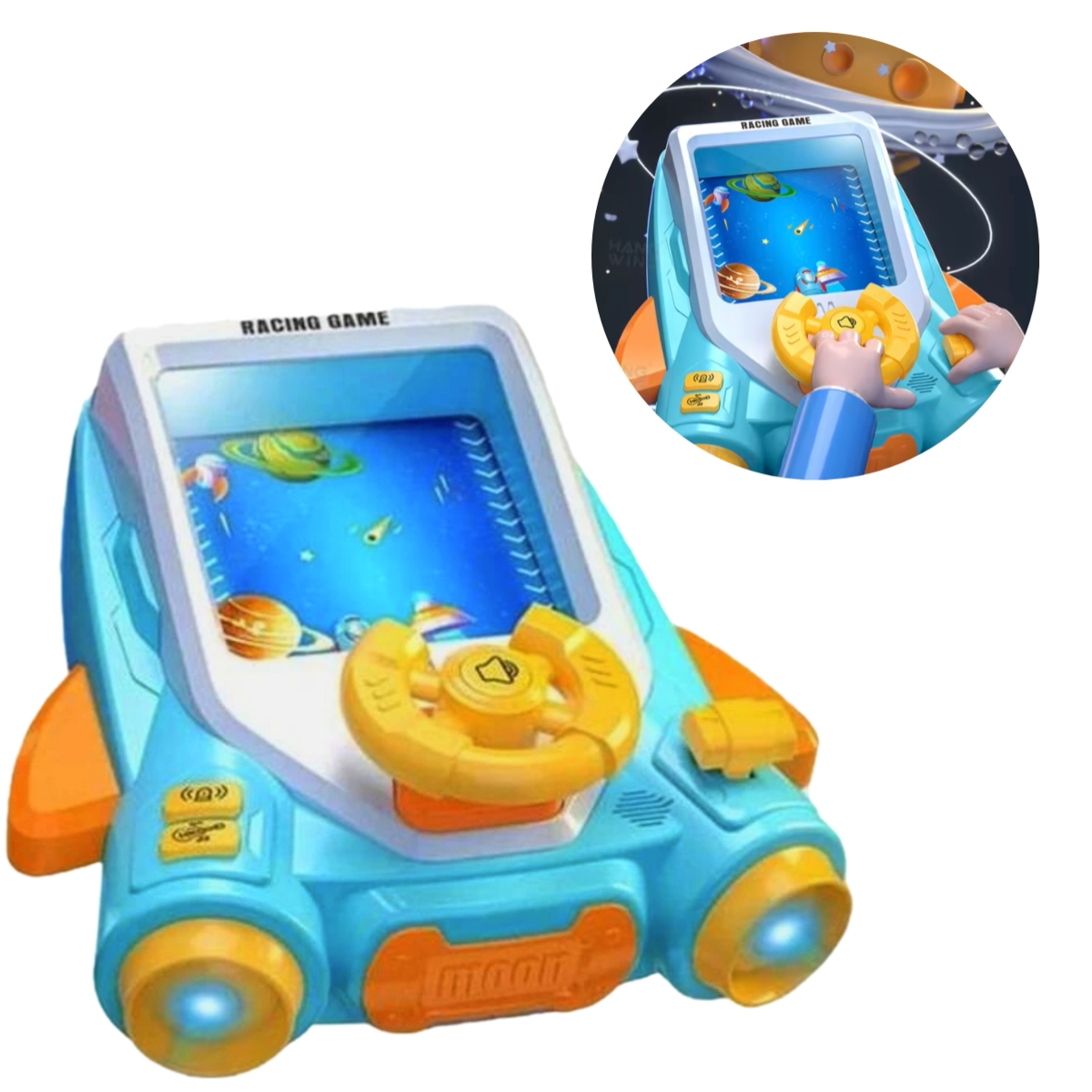 Uzay Mekiği Yarış Oyunu Engel Aşma Simülasyonu